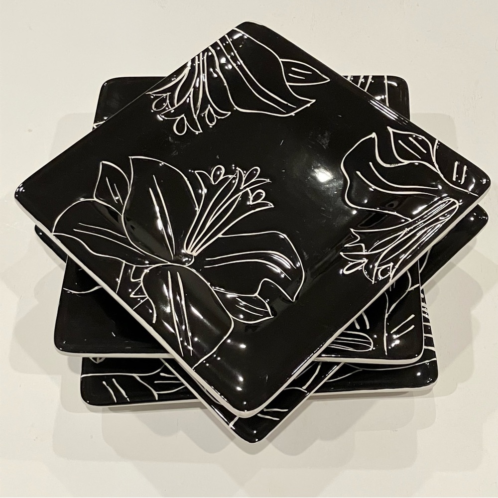 Laurie Gates | Antilles Set of Four Plates